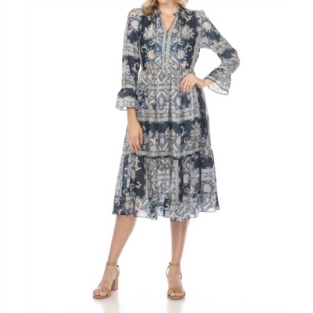 NEW JOHNNY WAS lucrezia slip dress in roman paisley